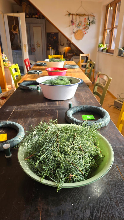 Advents-Workshop: Kranz & Druck Sa. 28. November 2026